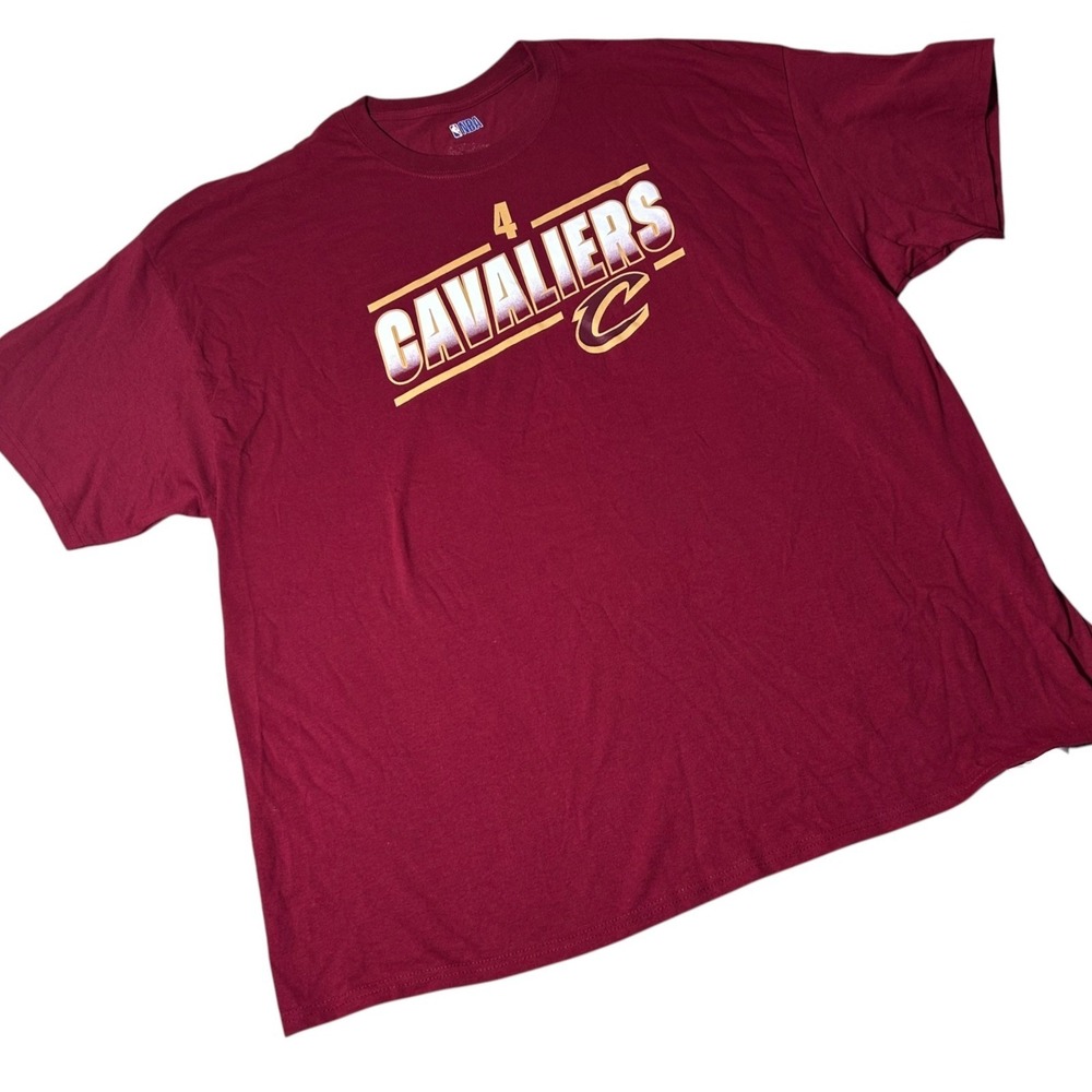 NEW NBA Cleveland Cavaliers Evan Mobley 4 Graphic T-Shirt Maroon Mens 3XL